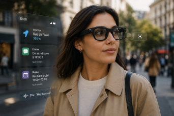Lunettes connectées opticien