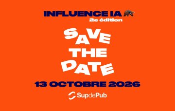 Affiche d'Influence IA 2026, 2e édition, le 13 octobre 2026 à Lyon