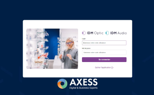 IDM Optic 6 écran de connexion