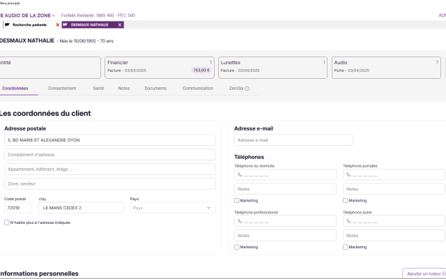 Fiche identité IDM Optic