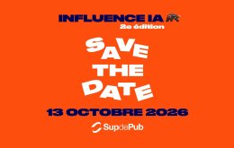 Affiche d'Influence IA 2026, 2e édition, le 13 octobre 2026 à Lyon